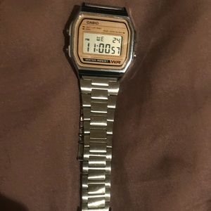 Silver Casio Watch